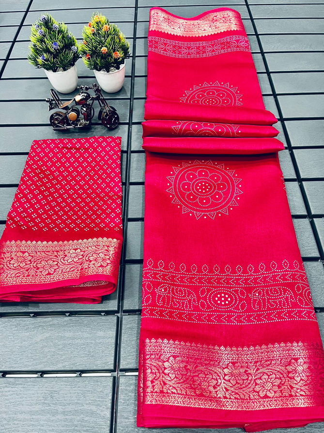 Gola By Wow Tussar Silk Printed Sarees Catalog